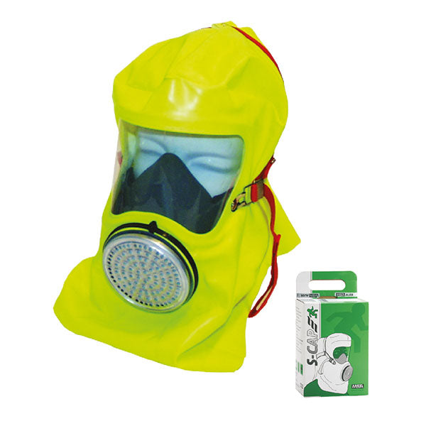 MSA S-CAP ESCAPE HOOD IN CARDBOARD BOX-MSA10064644