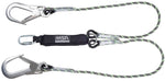 MSA 1.8M KERNMANTEL TWIN LEG ENERGY ABSORBING LANYARD-MSA10185