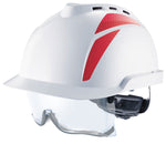 MSA V-Gard 930 Vented Safety Helmet with Integrated Eye Protection-MSAGVC1