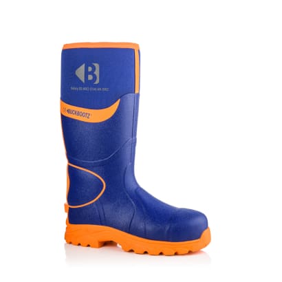 Bbz8000 buckbootz s5 360° high visibility neoprene/rubber safety wellington boot with ankle protection - ultimate