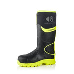 Bbz8000 buckbootz s5 360° high visibility neoprene/rubber safety wellington boot with ankle protection - ultimate