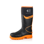 Bbz8000 buckbootz s5 360° high visibility neoprene/rubber safety wellington boot with ankle protection - ultimate