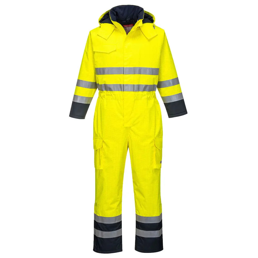Bizflame waterproof flame retardant multinorm coverall fras ris 3279- s775
