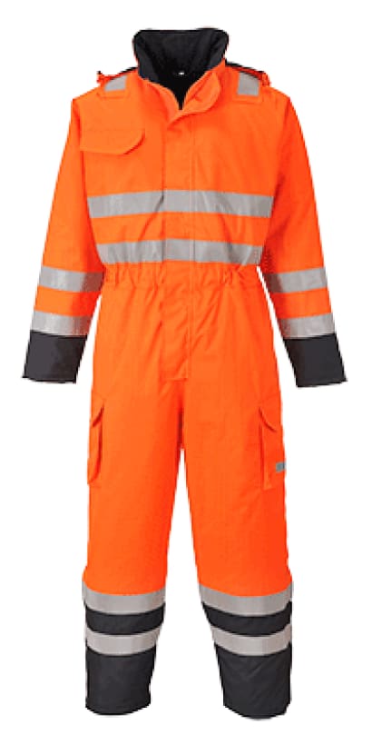 Bizflame waterproof flame retardent multinorm coverall fras ris 3279- s775