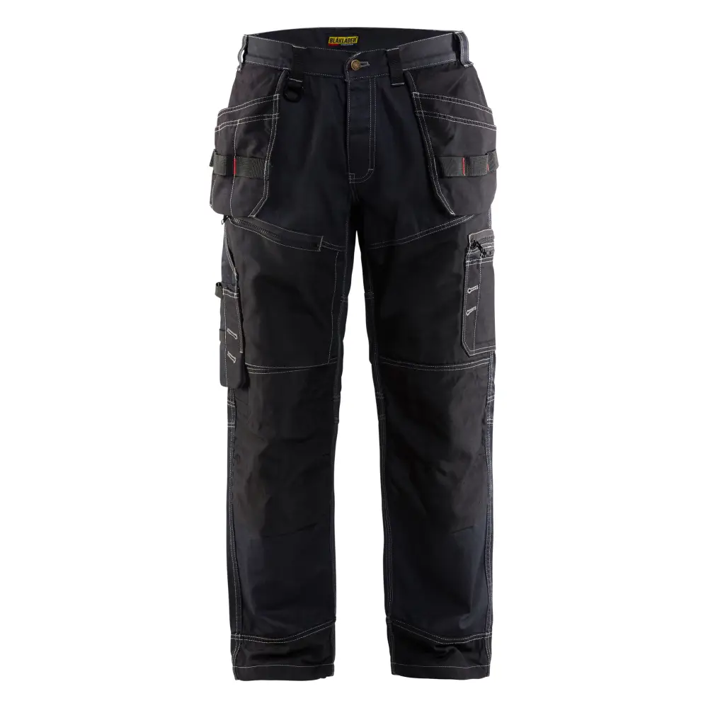 Blaklader denim work trousers with knee pad and nail pockets x1500 15001140