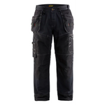 Blaklader denim work trousers with knee pad and nail pockets x1500 15001140