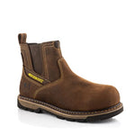 Buckboot dealer boot: waterproof safety boot with goodyear welted construction