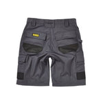 Dewalt cheverley ripstop grey cargo men’s work shorts with holster pockets