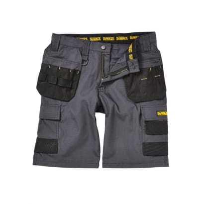 Dewalt Cheverley Ripstop Grey Cargo Men's Work Shorts with Holster