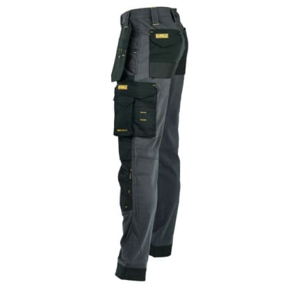 Dewalt memphis stretch regular fit trades work trouser-memphis grey/black