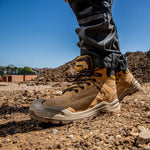 Dewalt waterproof safety boot steelforge wheat