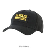 Dewalt Basball Cap-Oakdale Miscellaneous Dewalt Active-Workwear baseball cap. Made up of black fabric with a mesh rear quarter to keep your head cool whilst working. Adjustable rear clip fixing for a secure fit. Curved visor. Applique front DeWalt logo patch, which is black with DeWalt yellow writing.