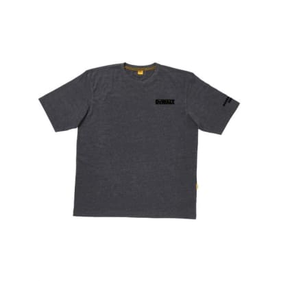 Dewalt workwear charcoal grey tee shirt typhoon work t-shirt