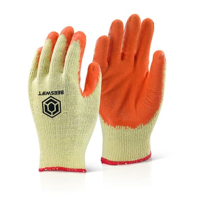 Economy grip multi purpose gripper work glove (pack of 100) beeswift ec8