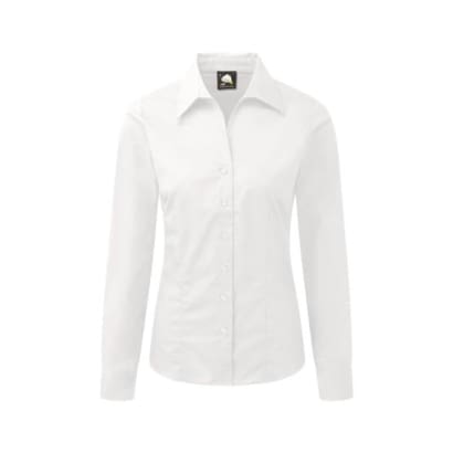 Edinburgh long sleeve blouse with smart grade fit