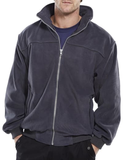 Endeavour lined heavyweight micro fleece jacket 360gsm - en beeswift workwear