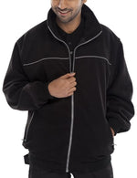 Endeavour lined heavyweight micro fleece jacket 360gsm - en beeswift workwear