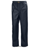 Helly Hansen Gale Rain Pant Waterproof Over Trousers-70485 Waterproofs Helly Hansen Active-Workwear Gale Rain Pant sets the new standard in rain gear built for workers! Phthalate free fabrics ensures low environmental impact while at the same time keeping you dry no matter the weather.