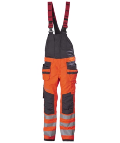 Helly hansen hi vis alna 2.0 stretch construction bib pants - workwear and brace