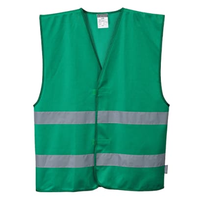 Hi vis iona 2 band vest multi colour options (available in pink) portwest f474