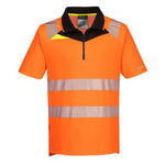High visibility polo shirt portwest dx4 short sleeve dx412