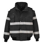 Iona hi viz 4 in1 bomber jacket / bodywarmer/gilet removable liner portwest s435