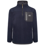 Jcb workwear trade heavyweight 1/4 zip technical fleece jacket