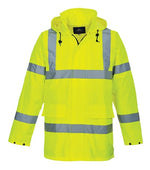 Lite traffic jacket hi vis lightweight mesh lined budget jacket- s160