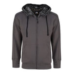 Luxurious crane faux fur lined zip-up hoody - style 1285