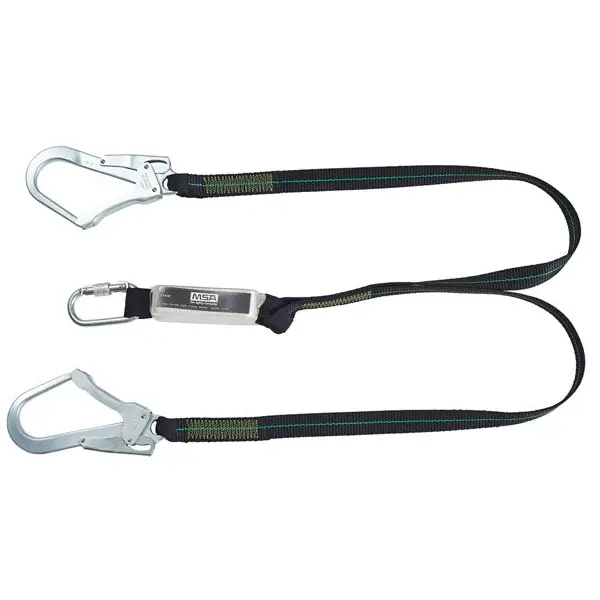 Msa 1.5m webbing twin leg lanyard-msa10185612