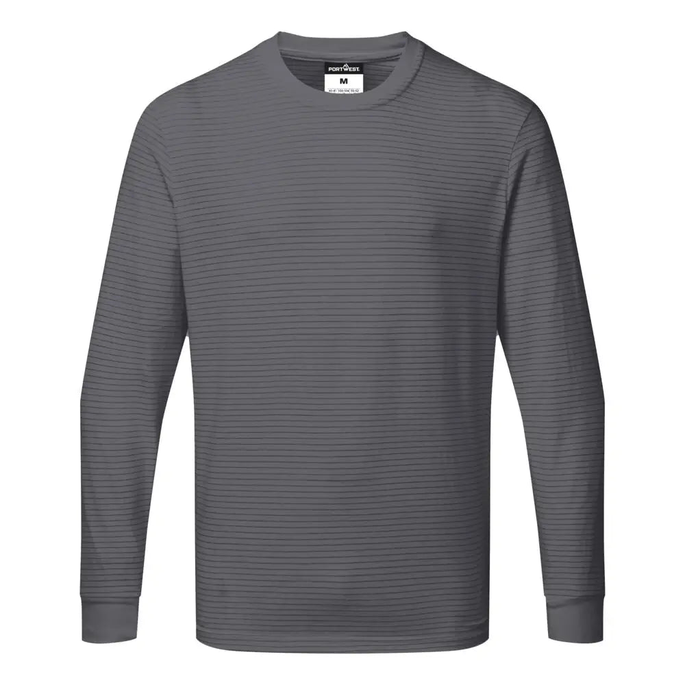 Anti static esd t-shirt long sleeve high cotton workwear