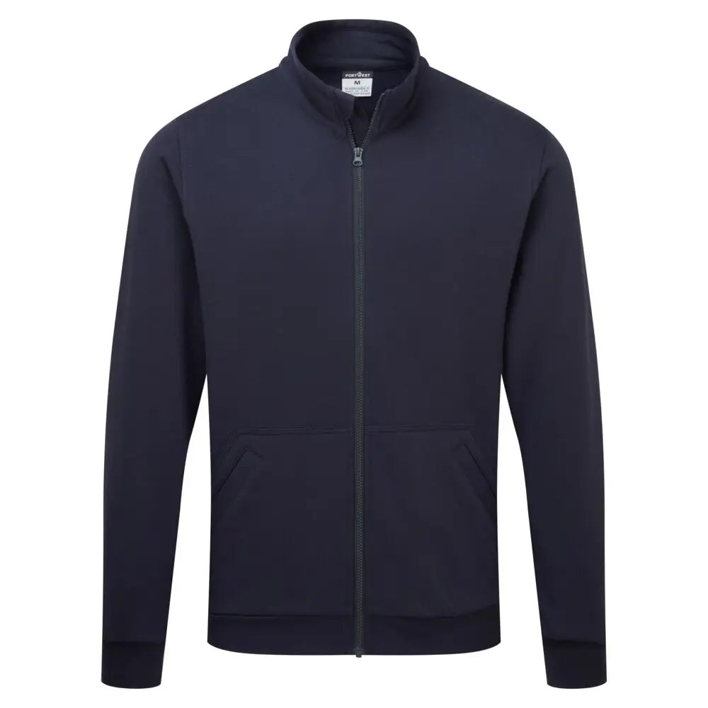 Portwest anti-static esd zip sweatshirt for environments