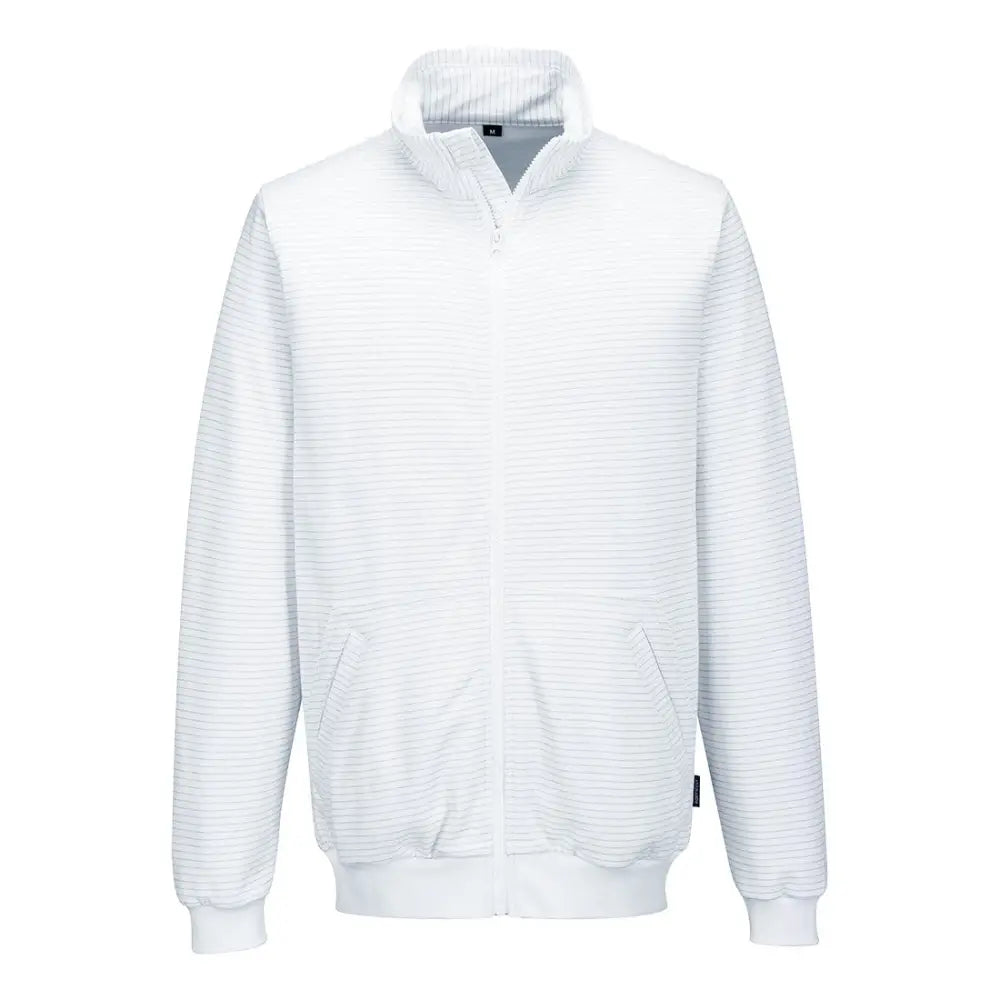 Portwest anti-static esd zip sweatshirt for environments