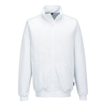 Portwest anti-static esd zip sweatshirt for environments