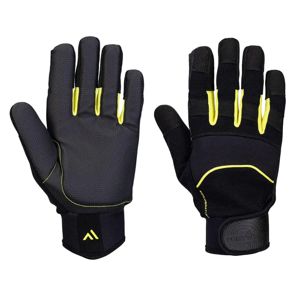 Portwest anti-vibration b600 pu mechanical glove - a791