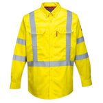 Portwest bizflame flame retardant hi-vis shirt fr95