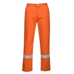 Portwest bizweld work fr trousers with rule pocket and reflective tape