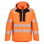 Portwest dx4 hi vis winter warm fleece lined waterproof work jacket ris 3279 -dx461 for enhanced visibility and comfort