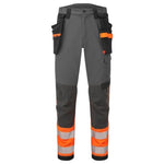 Portwest ev4 hi-vis stretch detachable holster class 1 trousers-ev442
