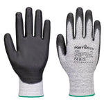 Portwest grip 13 pu diamond knit work handling gloves (pk12)-a124