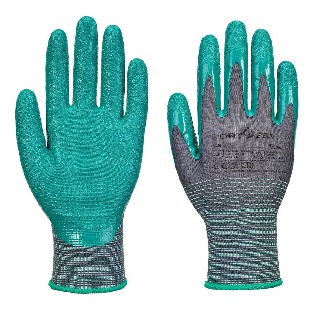 Portwest grip 15 nitrile crinkle glove (pk12) - a313