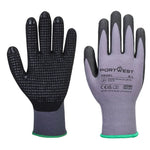 Portwest grip 15 nitrile dotted palm work gloves for dry