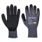 Portwest grip 15 nitrile sandy dotted glove - a351