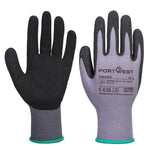 Portwest grip 15 nitrile sandy work gloves for safety