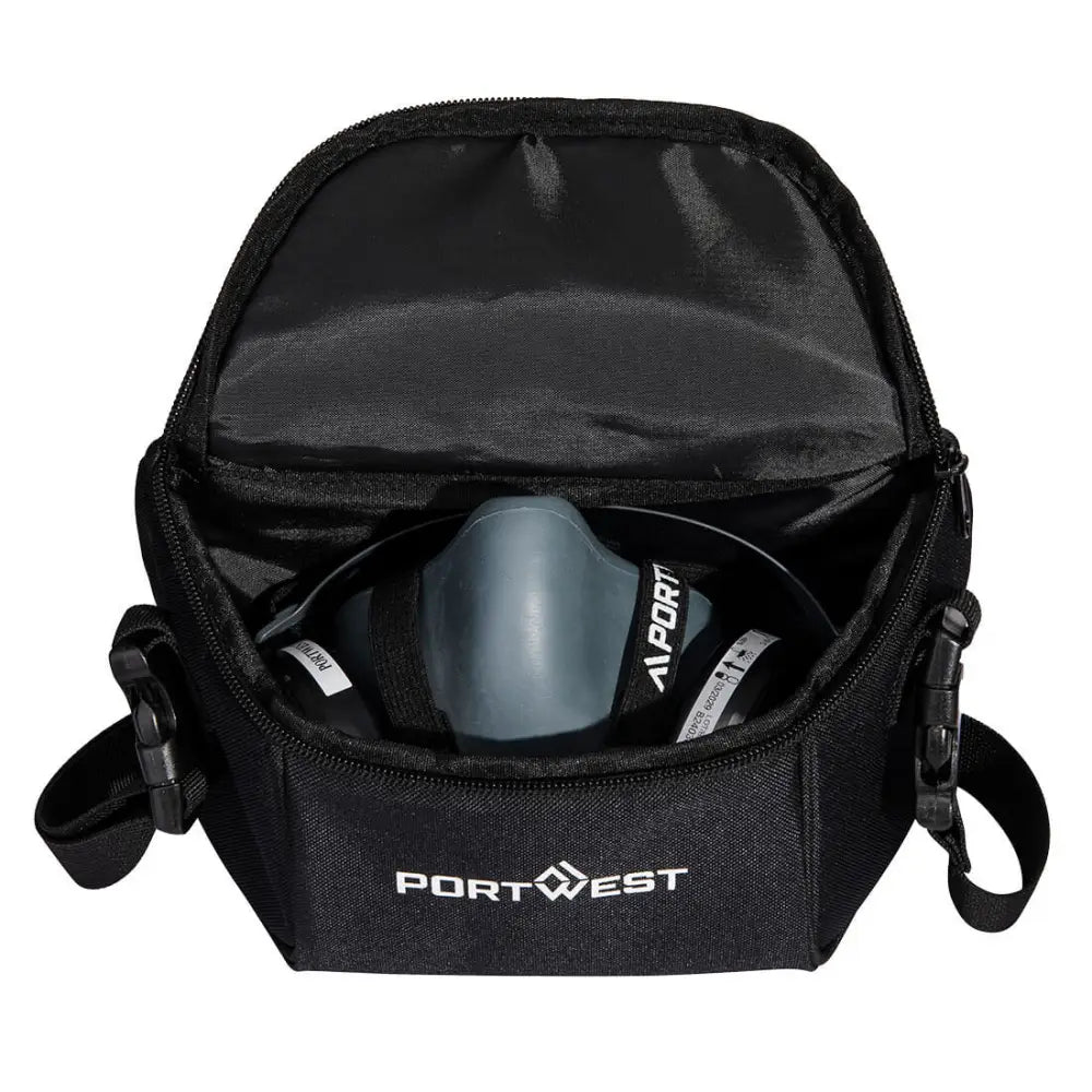 Portwest half mask storage bag with adjustable webbing