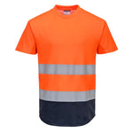 Portwest hi-vis mesh panel t-shirt s for workwear