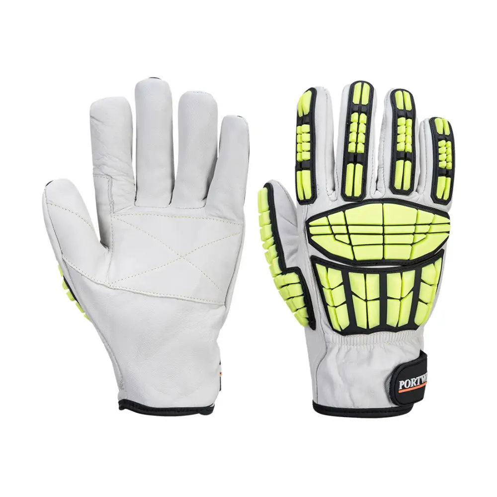 Portwest impact f135 cow leather lined glove - a745