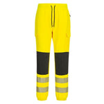 Portwest kx3 hi vis flexi jogger stretch slim fit jogging bottoms -kx346