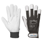Portwest leather 110 grain palm mechanical glove - a250