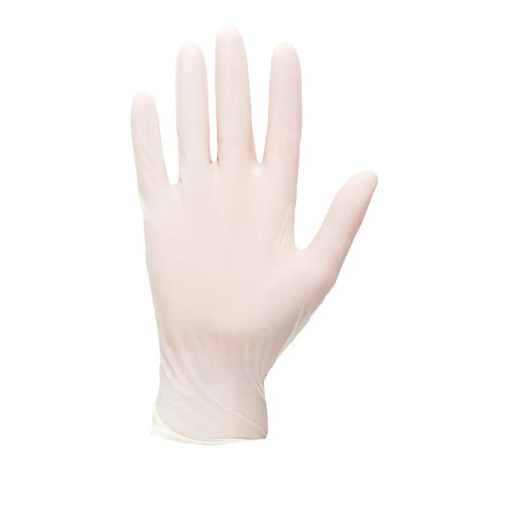 Portwest powdered latex disposable gloves for workwear
